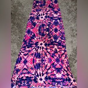 LULAROE Maxi skirt - Tie dye